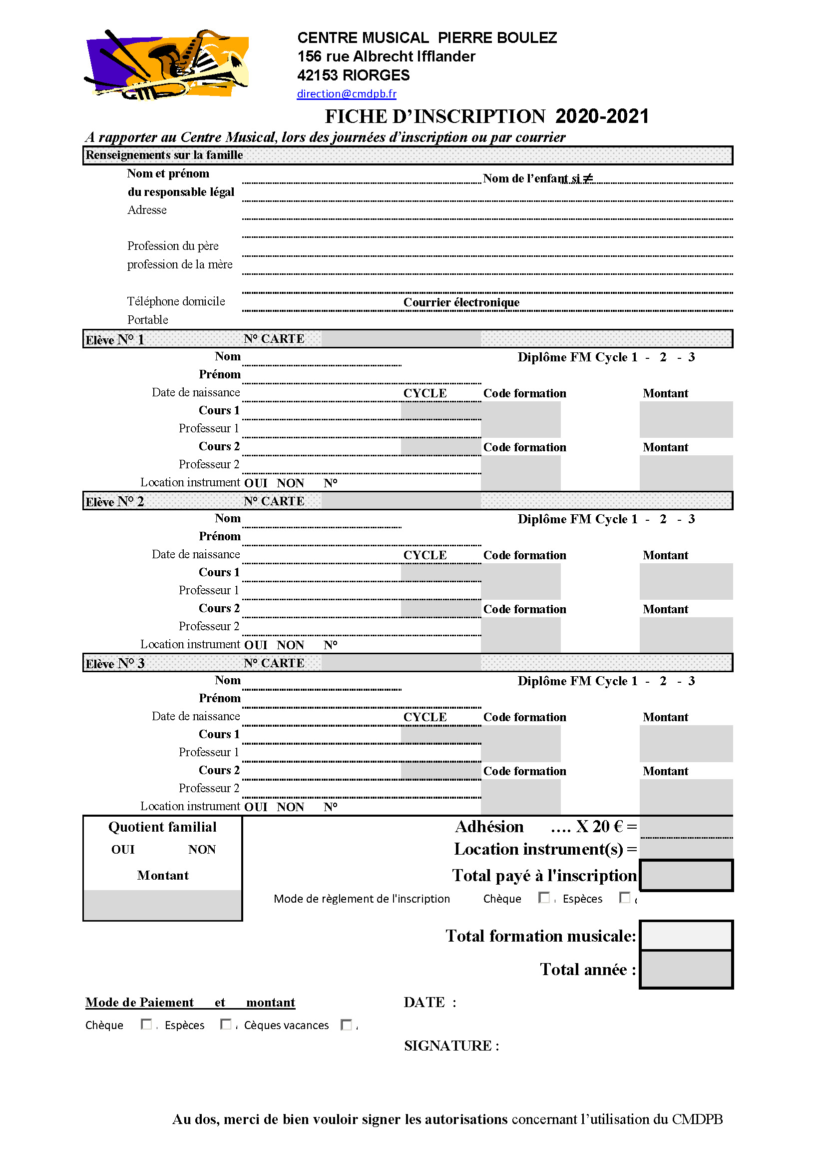 Inscription musique version def , Recto