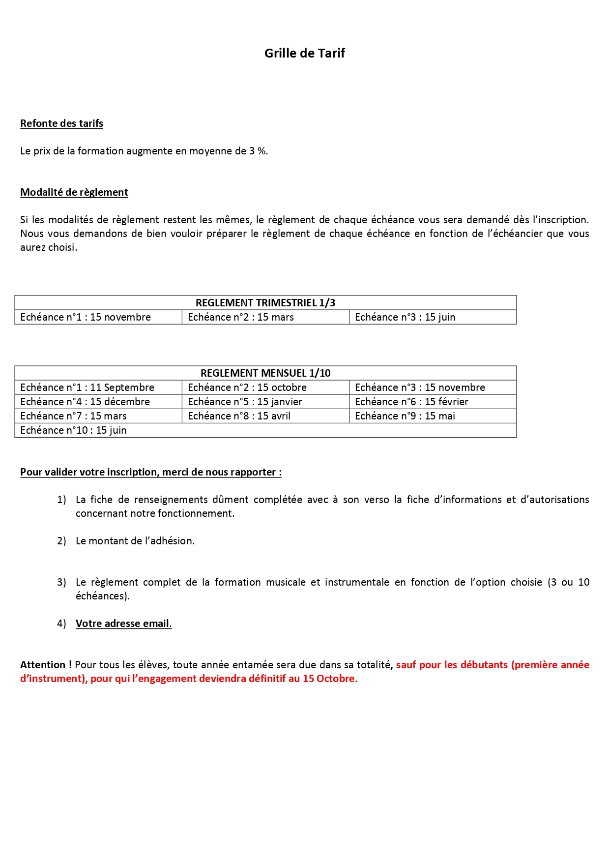 musique informations 2021 2022 Verso